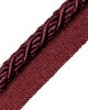 Scalamandre Trim HARMONIE CORD WITH TAPE B PRUNE
