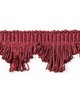Scalamandre Trim FRANGE TORSE SCALLOPED FRINGE BOURGOGNE