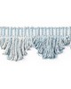Scalamandre Trim FRANGE TORSE SCALLOPED FRINGE CIEL