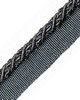Scalamandre Trim HARMONIE CORD WITH TAPE C ANTHRACITE