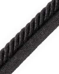 Frange Torse Cable With Tape B Noir by  Scalamandre Trim 