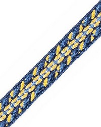 Galon Chainette Tape B Bleu Royal by  Scalamandre Trim 