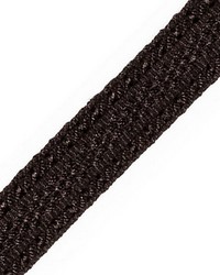 Galon Chainette Tape A Black Ash by  Scalamandre Trim 