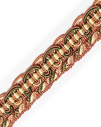 Gimp Corail Et Vert by  Scalamandre Trim 