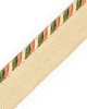 Scalamandre Trim CORD WITH TAPE CORAIL ET VERT