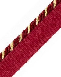 Cord With Tape Cardinal by  Scalamandre Trim 