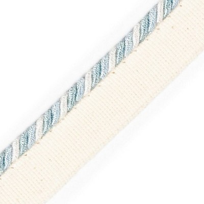 Scalamandre Trim Cord With Tape Sapphire PL 02736466 Blue 100% VISCOSE  Cord 