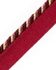 Scalamandre Trim CORD WITH TAPE POURPRE