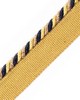 Scalamandre Trim CORD WITH TAPE MARINE ET BEIGE