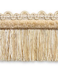 Safari Fringe With Chenille Beige by   