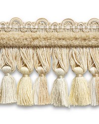 Safari Tassel Fringe Chenille Beige by   