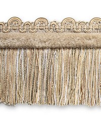 Safari Fringe With Chenille Taupe by   