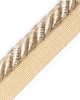 Scalamandre Trim SAFARI CORD WITH TAPE B TAUPE