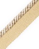 Scalamandre Trim SAFARI CORD WITH TAPE C TAUPE
