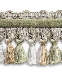 Safari Tassel Fringe Chenille Pewter by   