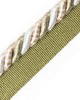 Scalamandre Trim SAFARI CORD WITH TAPE B PEWTER