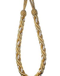 Safari Rope Tieback Saffron by   