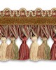 Scalamandre Trim SAFARI TASSEL FRINGE CHENILLE TEA ROSE