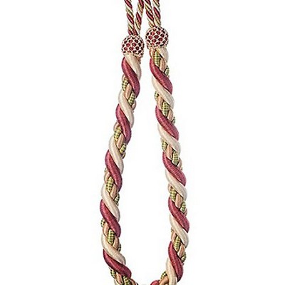 Scalamandre Trim Safari Rope Tieback Tea Rose PL 04094473 Pink 50% COTTON 50% VISCOSE Tie Backs 