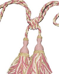 Safari Bullion Fringe Tieback Tea Rose by   