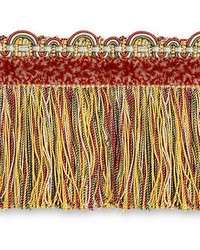 Safari Fringe With Chenille Rose gold green by   