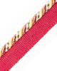 Scalamandre Trim SAFARI CORD WITH TAPE C ROSE/GOLD/GREEN