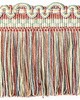 Scalamandre Trim SAFARI CUT FRINGE ROSE/BLUE