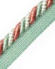 Scalamandre Trim SAFARI CORD WITH TAPE B ROSE/BLUE
