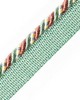 Scalamandre Trim SAFARI CORD WITH TAPE C ROSE/BLUE