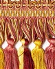 Scalamandre Trim SAFARI TASSEL FRINGE CLARET/ROSE