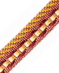 Safari Piping With Tape Claret rose by  Scalamandre Trim 