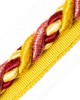 Scalamandre Trim SAFARI CORD WITH TAPE A CLARET/ROSE