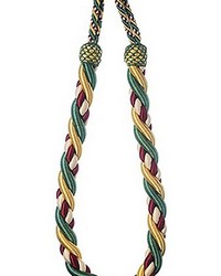 Safari Rope Tieback Hunter bordeaux by   