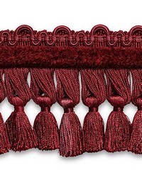 Safari Tassel Fringe Chenille Garnet by   