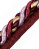 Scalamandre Trim SAFARI CORD WITH TAPE A Amethyst Burgundy Multi