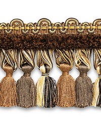 Safari Tassel Fringe Chenille Bronze by   