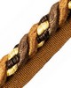 Scalamandre Trim SAFARI CORD WITH TAPE A BRONZE