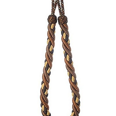 Scalamandre Trim Safari Rope Tieback Bronze PL 04194473 Gold 50% COTTON 50% VISCOSE Tie Backs 