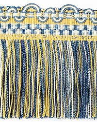 Safari Cut Fringe Royal Blue   Gold by   