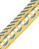 Scalamandre Trim SAFARI PIPING WITH TAPE ROYAL BLUE / GOLD