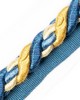 Scalamandre Trim SAFARI CORD WITH TAPE A ROYAL BLUE / GOLD