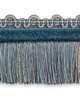 Scalamandre Trim SAFARI FRINGE WITH CHENILLE TEAL