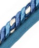 Scalamandre Trim SAFARI CORD WITH TAPE A SAPPHIRE