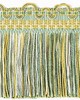 Scalamandre Trim SAFARI CUT FRINGE SEAFOAM/GOLD