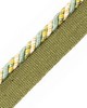 Scalamandre Trim SAFARI CORD WITH TAPE C SEAFOAM/GOLD