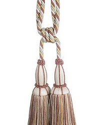 Milady Cut Fringe Tieback Pastels cream by   