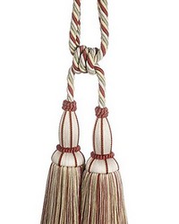 Milady Cut Fringe Tieback Antique cream by   