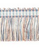 Scalamandre Trim MILADY CUT FRINGE SUMMER SKY/CREAM