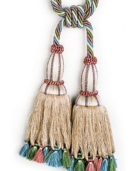 Milady Tassel Fringe Tieback Spectrum cream by   