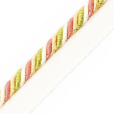 Scalamandre Trim Milady Cord With Tape A Spring Bouquet PL 05065066 60% COTTON 40% VISCOSE  Cord 